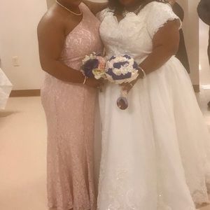 Morgan & Co. Blush Pink Dress